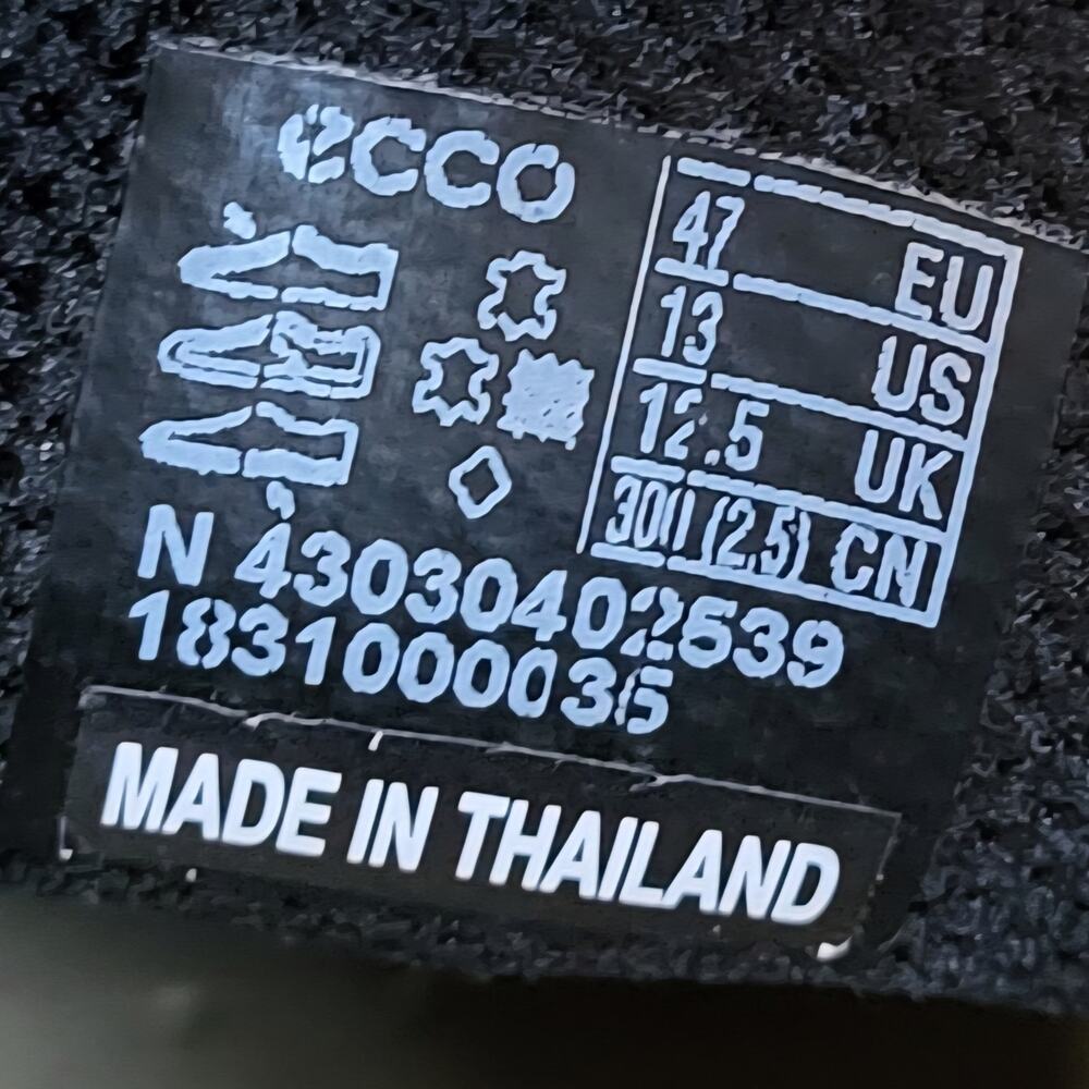 ECCO Hybrid Low Top Sneakers Men's Olive Green Danish Design Mens Size 13 - Picture 9 of 16